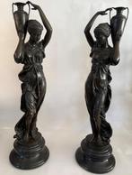Bronzen beelden (Paar), Antiek en Kunst, Ophalen of Verzenden