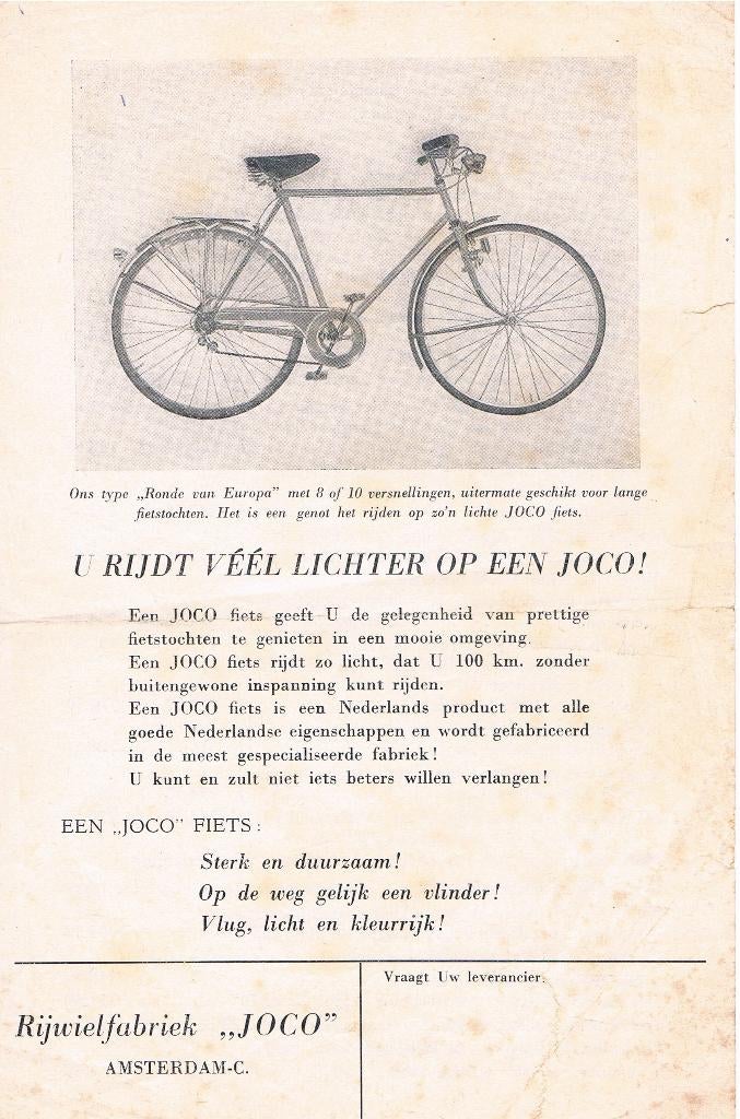 GEZOCHT: Joco ea kleine framebouwers documentatie, Ophalen, Gebruikt