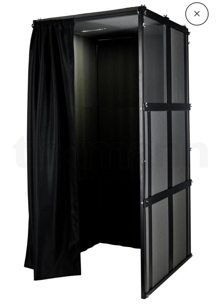 Verplaatsbare spraak- en zangcabine (vocal booth), Muziek en Instrumenten, Microfoons, Gebruikt, Ophalen