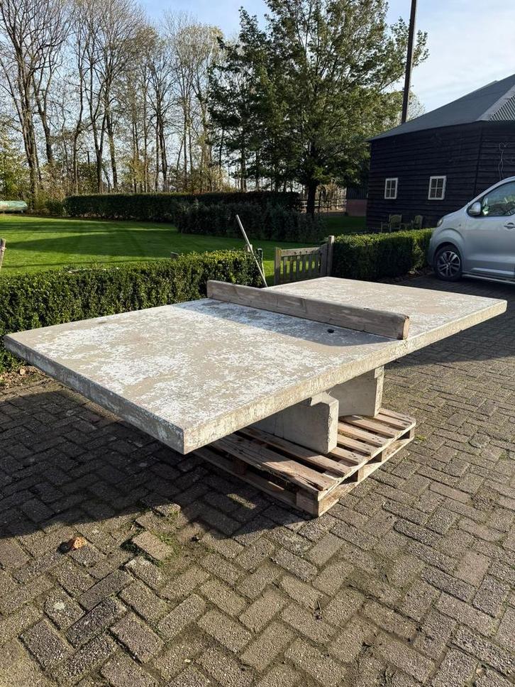 Betonnen tafeltennis tafel, Sport en Fitness, Tafeltennis, Gebruikt, Tafel Outdoor, Ophalen of Verzenden