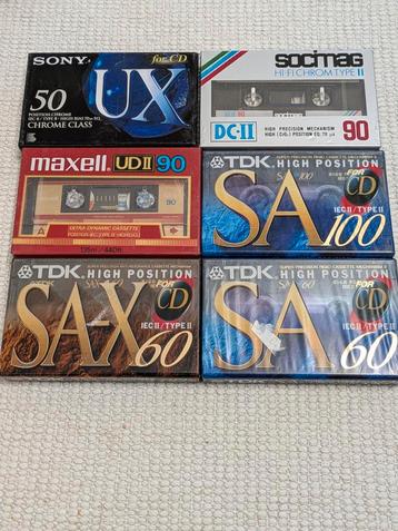 Nieuwe Gesealde Cassettebandjes - Chrome Positie beschikbaar voor biedingen
