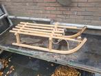 Houten slee, Ophalen, Gebruikt, Hout