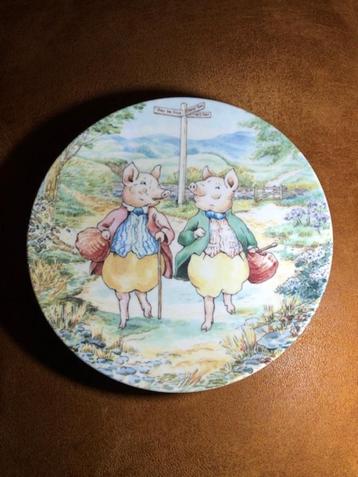 Beatrix Potter Bord Varken Pigling Bland, Als Nieuw beschikbaar voor biedingen