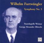 Wilhelm Furtwängler - Symphony No. 3, Cd's en Dvd's, Cd's | Klassiek, Orkest of Ballet, Ophalen of Verzenden, Zo goed als nieuw