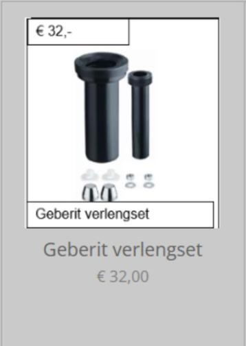 Geberit verlengset beschikbaar voor biedingen
