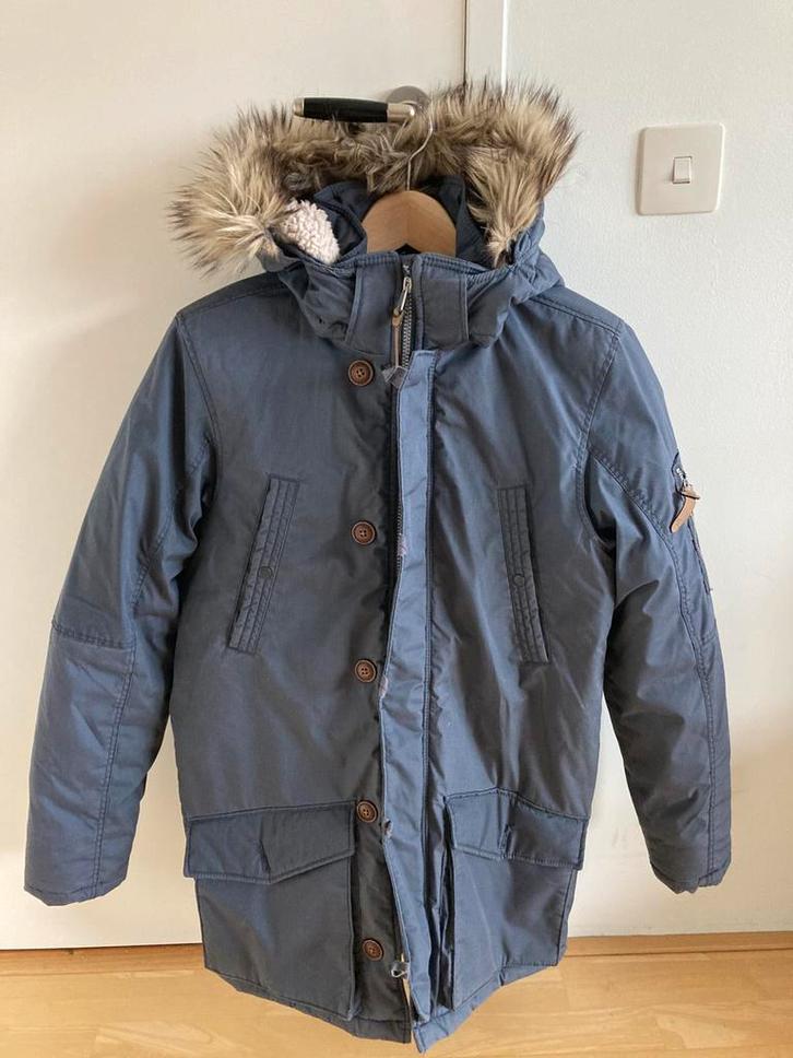Super leuke winterjas, maat 164 ZGAN, Kinderen en Baby's, Kinderkleding | Maat 164, Zo goed als nieuw, Jongen, Jas, Ophalen of Verzenden