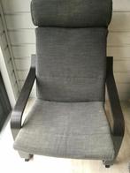 Fauteuil POÄNG Zwart Ikea, Ophalen, Gebruikt, 75 tot 100 cm, 50 tot 75 cm