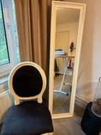 Elegante Stoel en Spiegel Set, Ophalen, Minder dan 50 cm, Gebruikt, 150 tot 200 cm