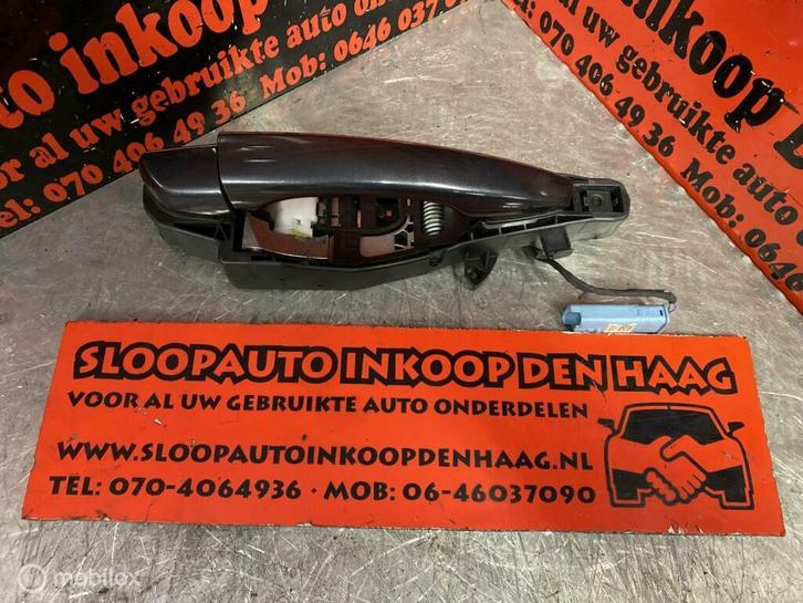 Peugeot 508 DS5 ('10-'19) Portiergreep Rechtsachter | BUITEN, Auto-onderdelen, Klein materiaal, Gebruikt, Ophalen of Verzenden