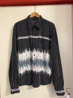 Doramafi overhemd zwart wit XL, Ophalen of Verzenden, Zo goed als nieuw, Zwart, Halswijdte 43/44 (XL)
