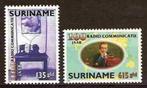 Suriname 883/4 postfris Radiocommunicatie 1996, Postzegels en Munten, Postzegels | Suriname, Ophalen of Verzenden, Postfris