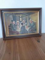 Schilderij Brabants Volksleven, Antiek en Kunst, Kunst | Schilderijen | Klassiek, Ophalen of Verzenden