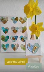 Liefdesbrief voor aan muur ~ kleintje kunst ~ atelier, Ophalen of Verzenden, Zo goed als nieuw, Schilderij, Minder dan 50 cm