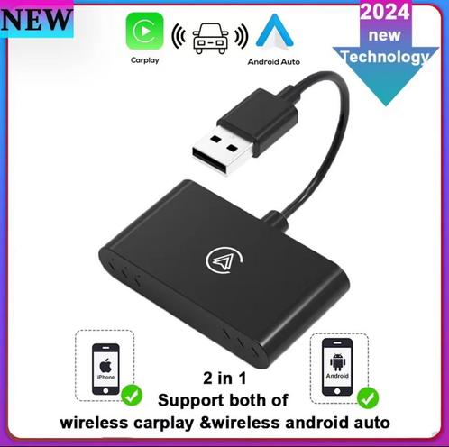 Draadloze Mini Box 2in1 CarPlay Android Auto, Hobby en Vrije tijd, Elektronica-componenten, Zo goed als nieuw, Ophalen of Verzenden