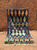 Berber Boujaad-kleed 254 x 154 cm, Zwart, 150 tot 200 cm, Ophalen of Verzenden, Rechthoekig