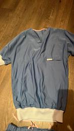 Zgan verpleegkundige pak, Kleding | Heren, Ophalen of Verzenden, Zo goed als nieuw, Maat 46 (S) of kleiner, Blauw