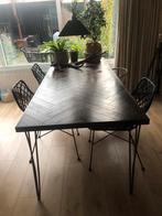 Dutchbone tafelblad 90x220 met hairpin poten, Ophalen, Gebruikt, 200 cm of meer, 50 tot 100 cm