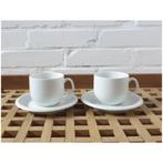 2 Arzberg kop en schotels Daily wit, Ophalen of Verzenden