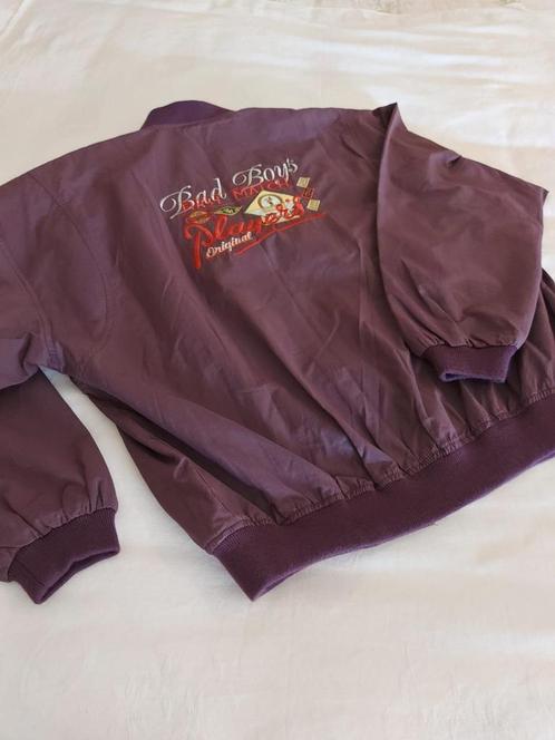 Geslaagd met de "Bad Boy's" bomber jack NIEUW !!!, Kleding | Heren, Jassen | Zomer, Nieuw, Maat 56/58 (XL), Paars, Ophalen