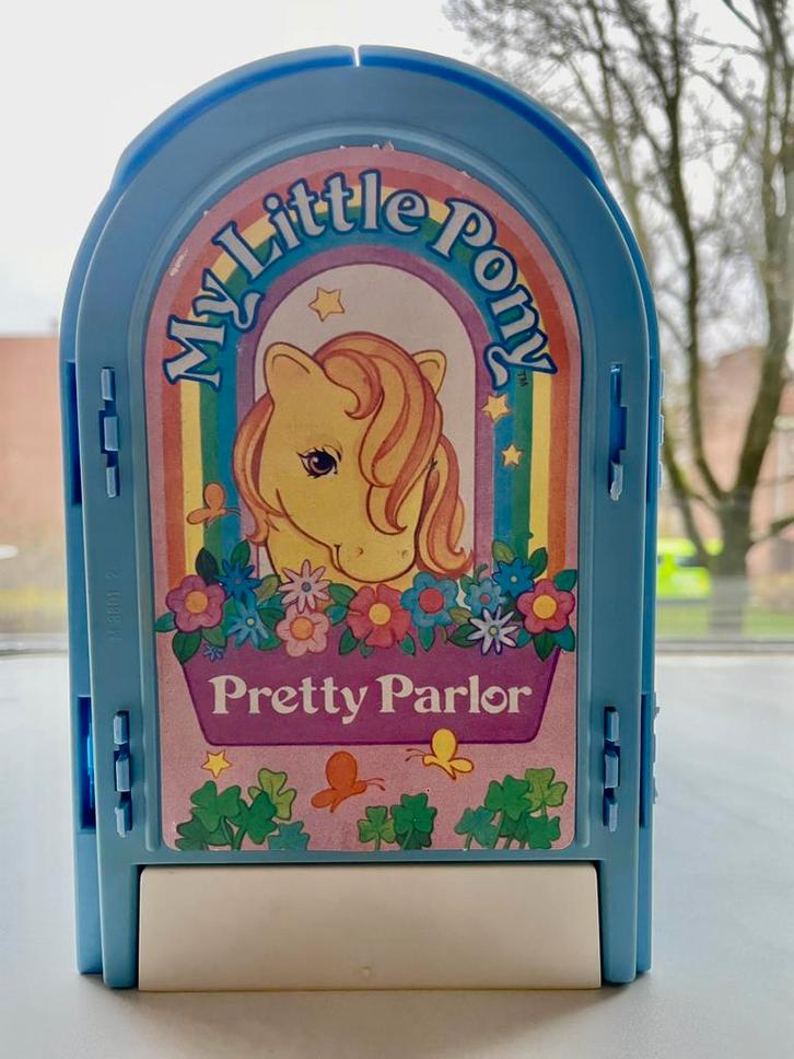 2xMy Little Pony G1 1x papegaai Complete Set + Paardensalon!, Kinderen en Baby's, Speelgoed | Poppen, Zo goed als nieuw, Overige typen