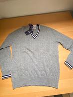 Italiaanse V-hals Kabeltrui Grijs viadeste Maat 52 Nieuw, Verzenden, Nieuw, Maat 52/54 (L), Grijs