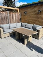 Loungeset grijs (tuinmeubelshop), Tuin en Terras, Tuinsets en Loungesets, Ophalen, 5 zitplaatsen, Zo goed als nieuw, Loungeset