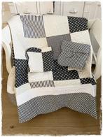 SALE! Quilt 1 persoons 2.20 x 1.40 + 2 quilthoezen, Nieuw, Ophalen of Verzenden, Clayre en eef, Info@clayre-eef.nl