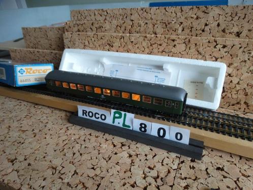 HO.Roco.pl. Adv 800: Roco 44455 personenwagon 2e kl. DB., Hobby en Vrije tijd, Modeltreinen | H0, Zo goed als nieuw, Wagon, Gelijkstroom