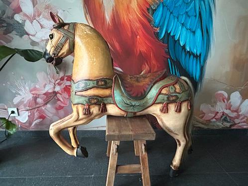 Houten carrousel paard, Antiek en Kunst, Kunst | Beelden en Houtsnijwerken, Ophalen