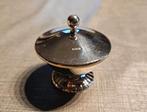 Verzilverdl potje met dekseltje, Antiek en Kunst, Ophalen of Verzenden, Zilver