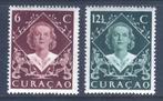 4618 - Curaçao nvph 198/199 postfris INHULDIGINGS KONINGIN J, Verzenden, Postfris