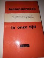 Taalonderzoek in onze tijd, Boeken, Ophalen of Verzenden, Beta, Gelezen, HBO