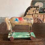 Paardje op wieltjes *floor epe*, Antiek en Kunst, Ophalen of Verzenden