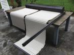 Rolluik handmatig tweedelig breed 193 cm , hoog 226/153cm, Doe-het-zelf en Verbouw, Rolluiken, Ophalen, Gebruikt, 200 cm of meer