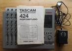 TASCAM 424 STUDIO 4 sporen cassette deck, Audio, Tv en Foto, Bandrecorders, Ophalen of Verzenden, Bandrecorder