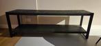 Zwart mangohout tv meubel 180 cm., Ophalen of Verzenden, Zo goed als nieuw, 150 tot 200 cm, 25 tot 50 cm
