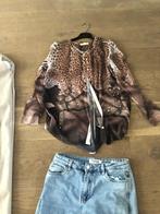 Musthave voille Leopard blouse M nieuw, Kleding | Dames, Blouses en Tunieken, Nieuw, Maat 38/40 (M), Ophalen of Verzenden, Bruin