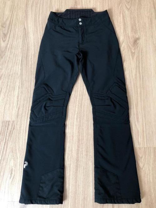 Peak Performance skibroek / softshell ski-broek maat S zwart, Kleding | Dames, Wintersportkleding, Zo goed als nieuw, Broek, Maat 36 (S)