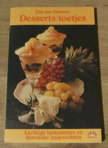 Vintage Desserts / Toetjes Recepten Boek uit 1983 beschikbaar voor biedingen