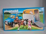 Playmobil 5223 country auto met paardentrailer, Kinderen en Baby's, Speelgoed | Playmobil, Ophalen, Zo goed als nieuw