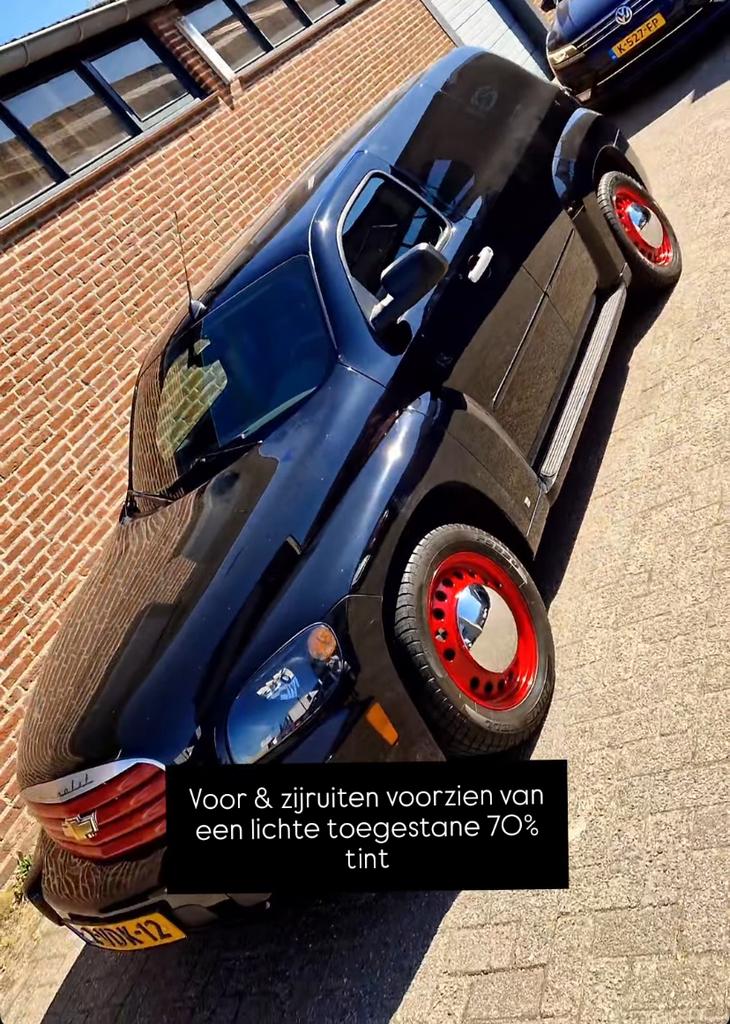 Unieke oldschool chevrolet panelvan in uitzonderlijke staat!, Automaat, Overige carrosserieën, Zwart, Leder