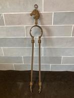 Koperen haardtang (310325c), Ophalen of Verzenden, Koper