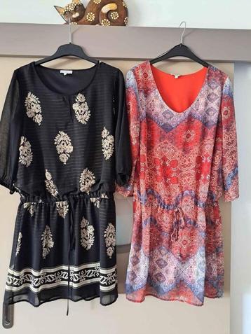 Bel & Bo, jurk in voile, gevoerd, mt 38 en 42 beschikbaar voor biedingen