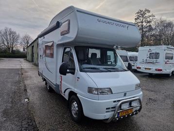 Dethleffs Globetrotter Fiat Ducato 4 Ps. Zonnepaneel 16450,-