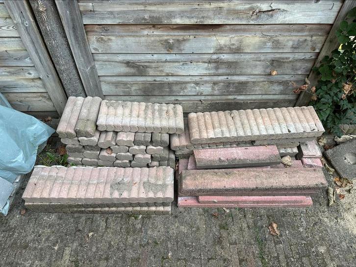 Gratis opsluitbanden, Tuin en Terras, Terrasdelen en Vlonders, Gebruikt, Overige materialen, Ophalen