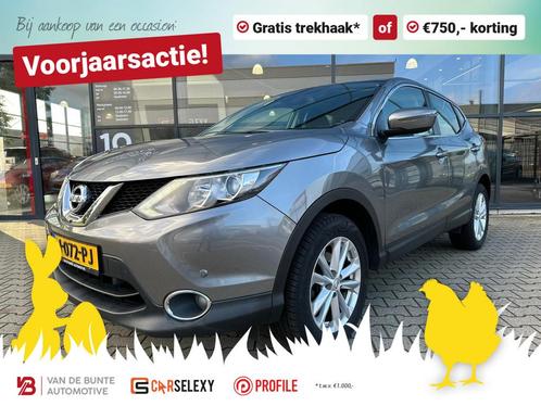 Nissan Qashqai 1.2 Acenta *Stoelverwarming en Trekhaak*, Auto's, Nissan, Bedrijf, Te koop, Qashqai, 360° camera, ABS, Achteruitrijcamera