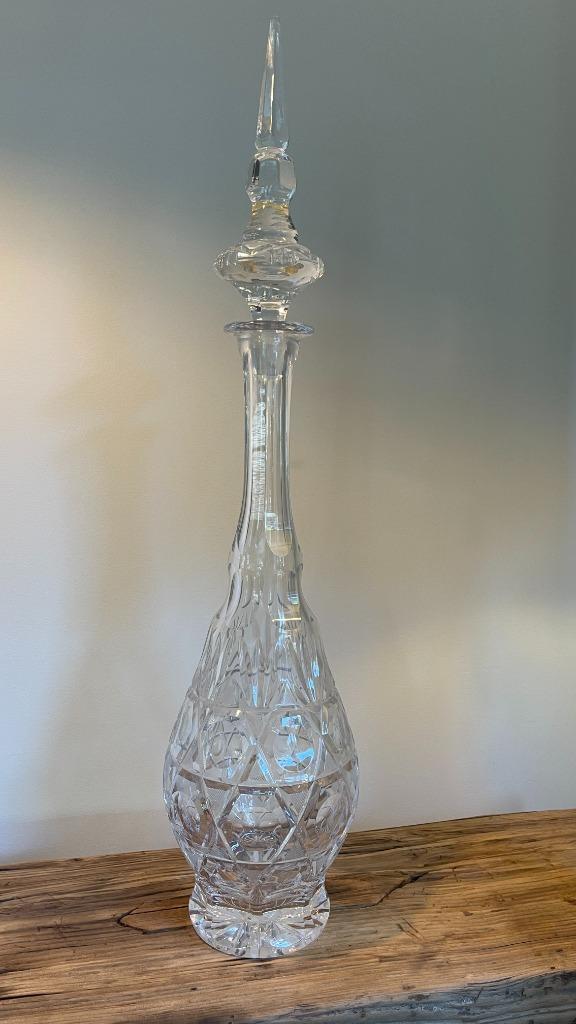 Een zeldzame prachtige kristallen vintage Karaf, Antiek en Kunst, Antiek | Glas en Kristal, Ophalen