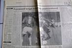 9 krantenverslagen Feyenoord 1995/2001, Ophalen of Verzenden, Gebruikt, Feyenoord