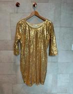 Glitter pailletten jurk maat L, Kleding | Dames, Jurken, Ophalen of Verzenden, Zo goed als nieuw, Maat 38/40 (M), Boven de knie