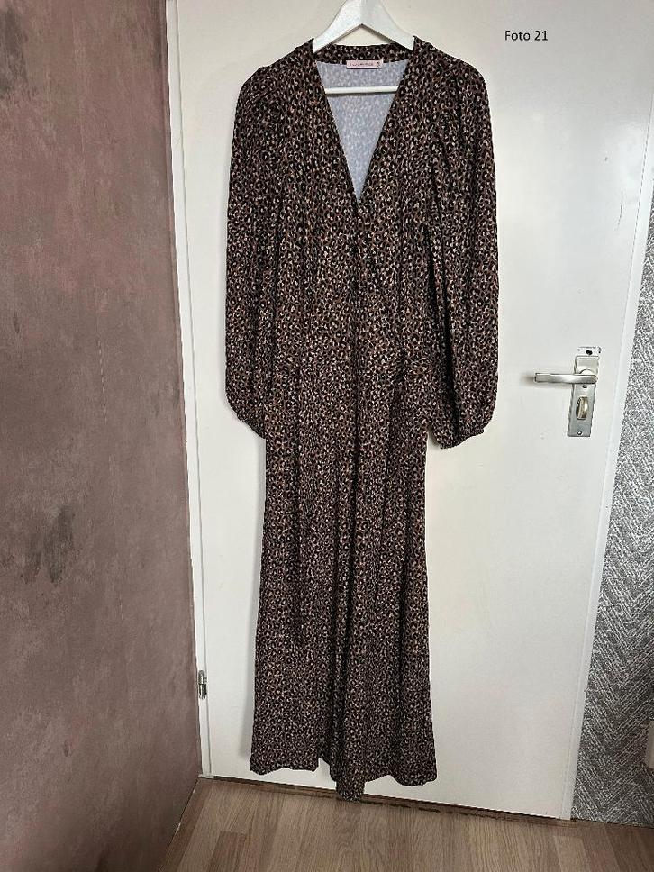 STUDIO ANNELOES Jumpsuit panterprint maat S, Kleding | Dames, Jumpsuits, Zo goed als nieuw, Maat 38/40 (M), Bruin, Ophalen of Verzenden